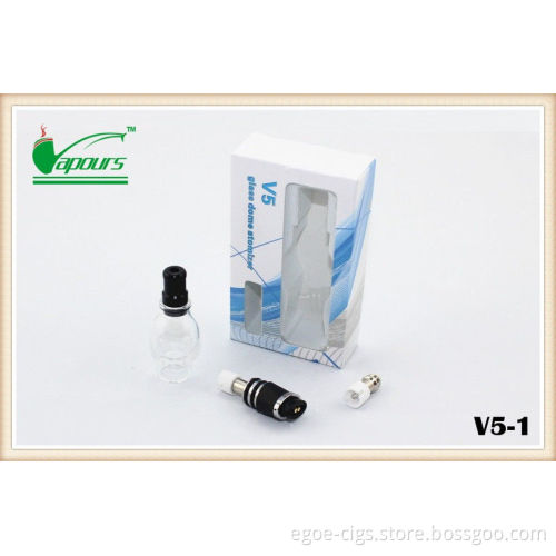 360mah Elips Ecig  , Ceramic Coil Glass Globe Wax Vaporizer Pen With Elips Battery